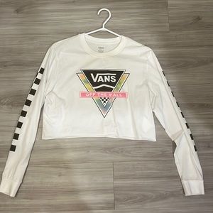 Vans cropped long sleeve shirt